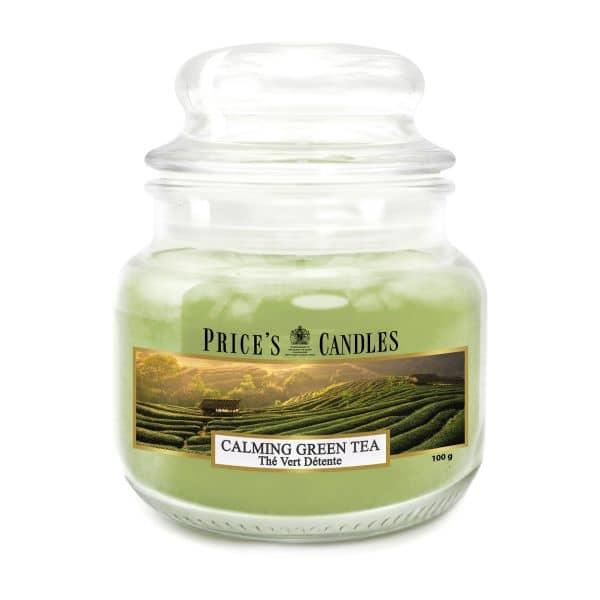 Price's Small Jar Candle – Calming Green Tea