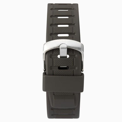 Sekonda Mens Sports Duel time Black Dial & Rubber Strap Watch-1037