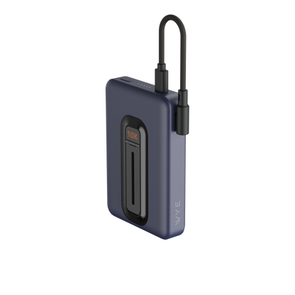 WyeFlux 10K Magnetic Power Bank PB71 With Detachable Cable