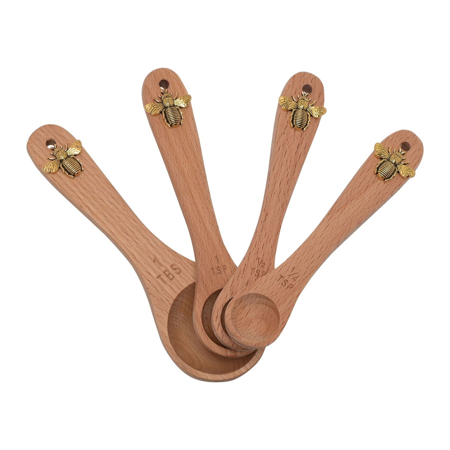 Hestia Set of 4 Measuring Spoons Bee