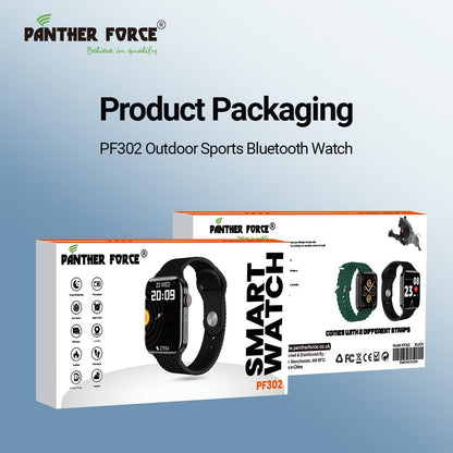 Pantherforce 1.86" AMOLED Display Smartwatch