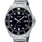 Casio Mens Dated Dial Stainless Steel Watch Available Multiple Colour