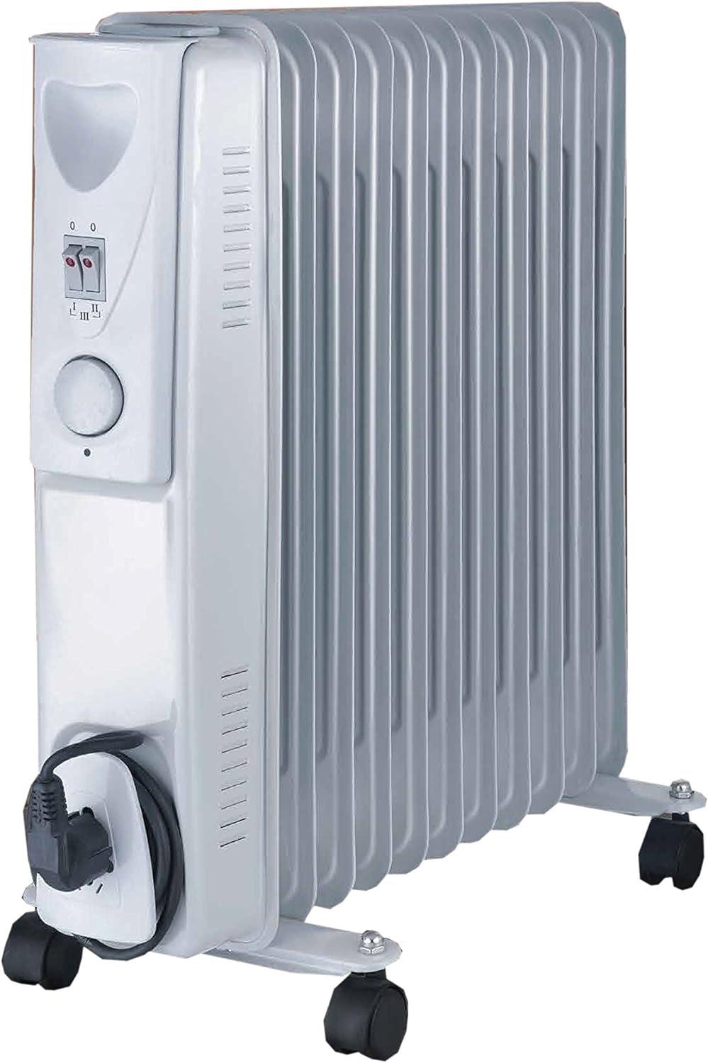 Fine Elements 2500w 11 fin Oil Filled Radiator Heater