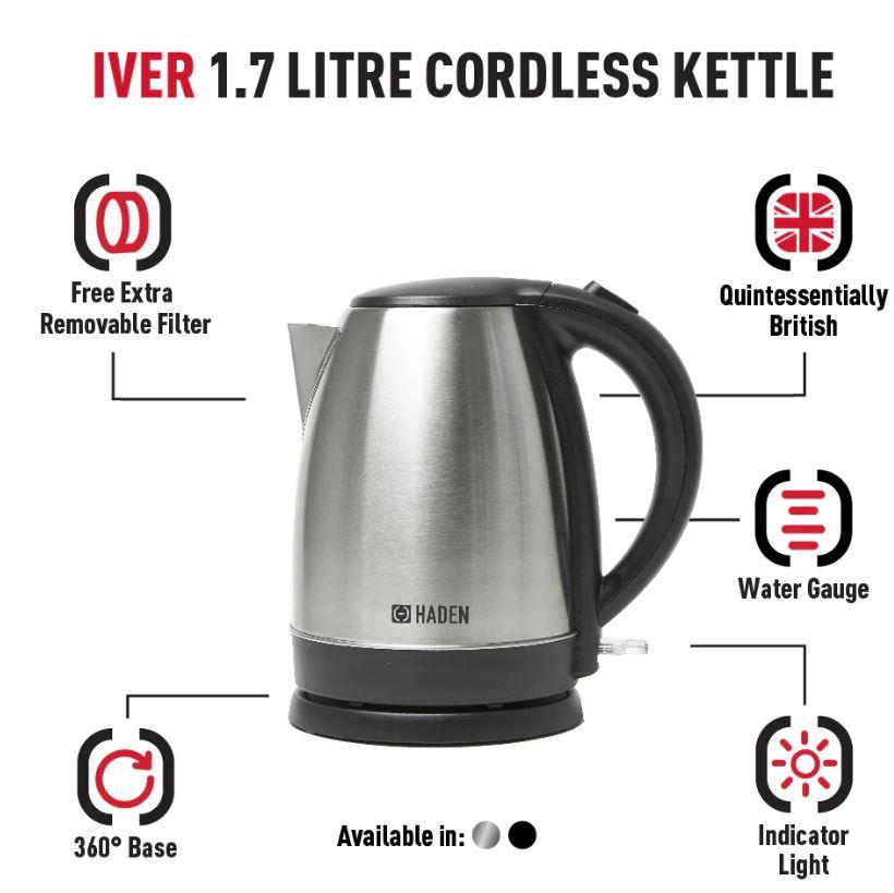 Haden Iver Stainless Steel Kettle