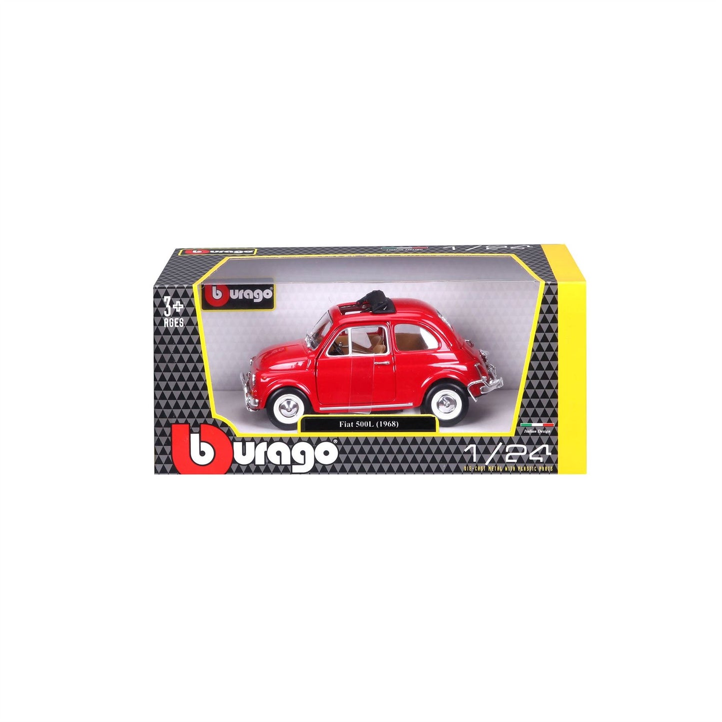 1:24 Fiat 500L 1968  - Diecast Model car Collectables