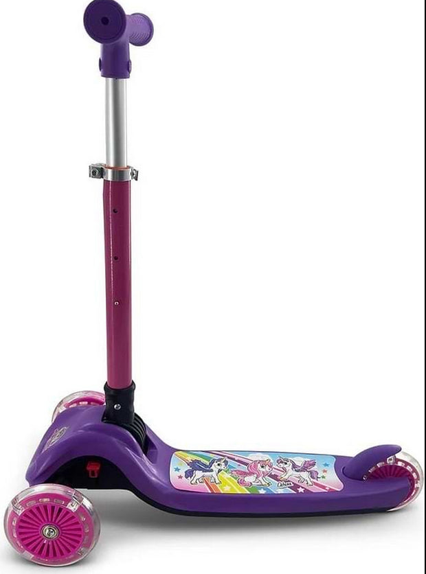 Unicorn Trail Twister Scooter With Light Up Wheels