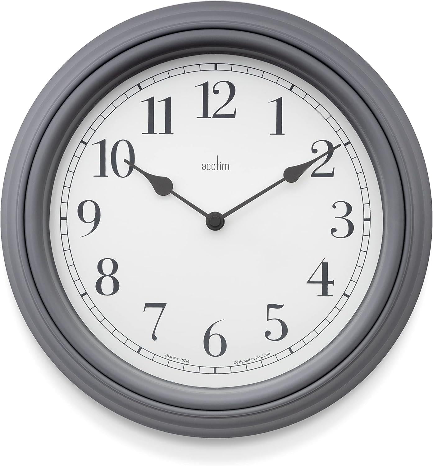 Acctim Devonshire Traditional 28cm Quartz Wall Clock Available Multiple Colour
