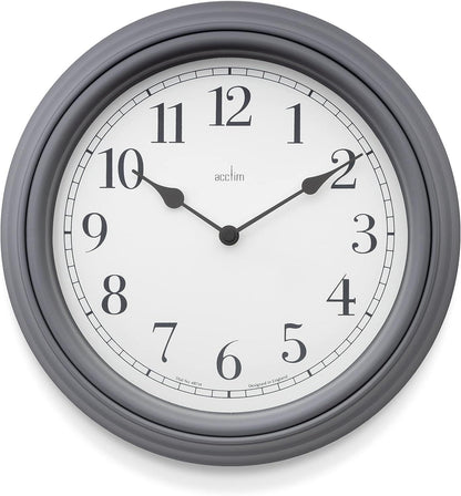 Acctim Devonshire Traditional 28cm Quartz Wall Clock Available Multiple Colour