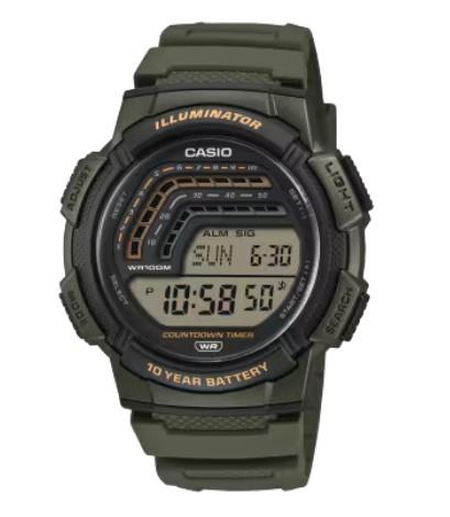 Casio Mens multifunctional Digital Sport Runner Rubber strap Watch Available Multiple Colour