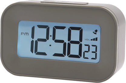 Acctim Kyle Digital Alarm Clock, LCD Digital Display with White Backlight, Snooze & Volume Control Available Multiple Colour