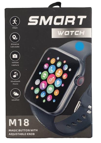 M18 Mens / Ladies Digital Smart Watch Magic Button with Adjustable Knob Sports Rubber Strap Available Multiple Colour