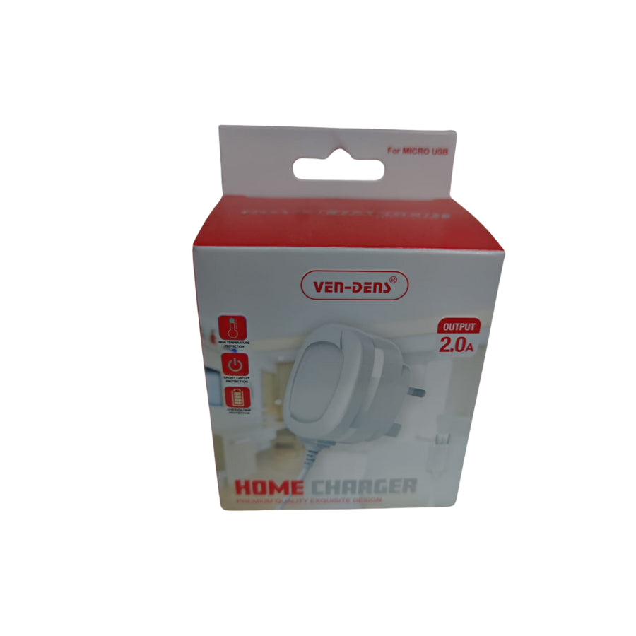 Ven-Dens Type-C Wired Premium Quality 2A Charger