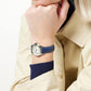 Lorus Ladies Basic Cream Dial and Blue Leather Strap Watch -  RRS55VX9