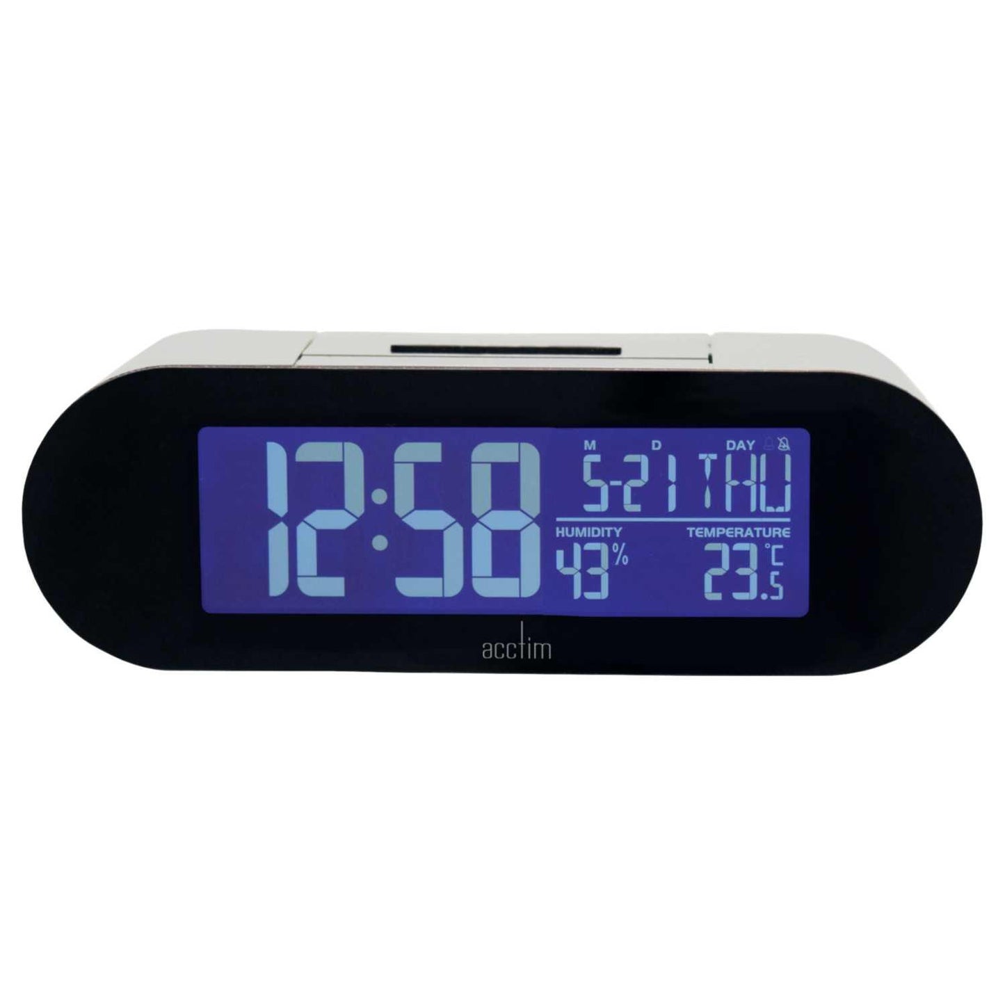 Acctim Kian Reverse Digital Pop Up Alarm Clock Available Multiple Colour