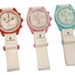 Clasico Mens Ladies Mission to Mars Water Resistant Dated Dial Velcro Nylon Strap Watch Available Multiple Colour