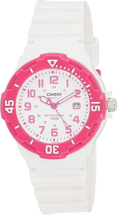 Casio Ladies Sports Dated Quartz Analogue Resin Rubber Strap Watch - LRW-200H Available Multiple Colour