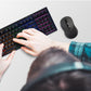 Wyeflow Wireless Gaming  RGB Backlit Keyboard - Black