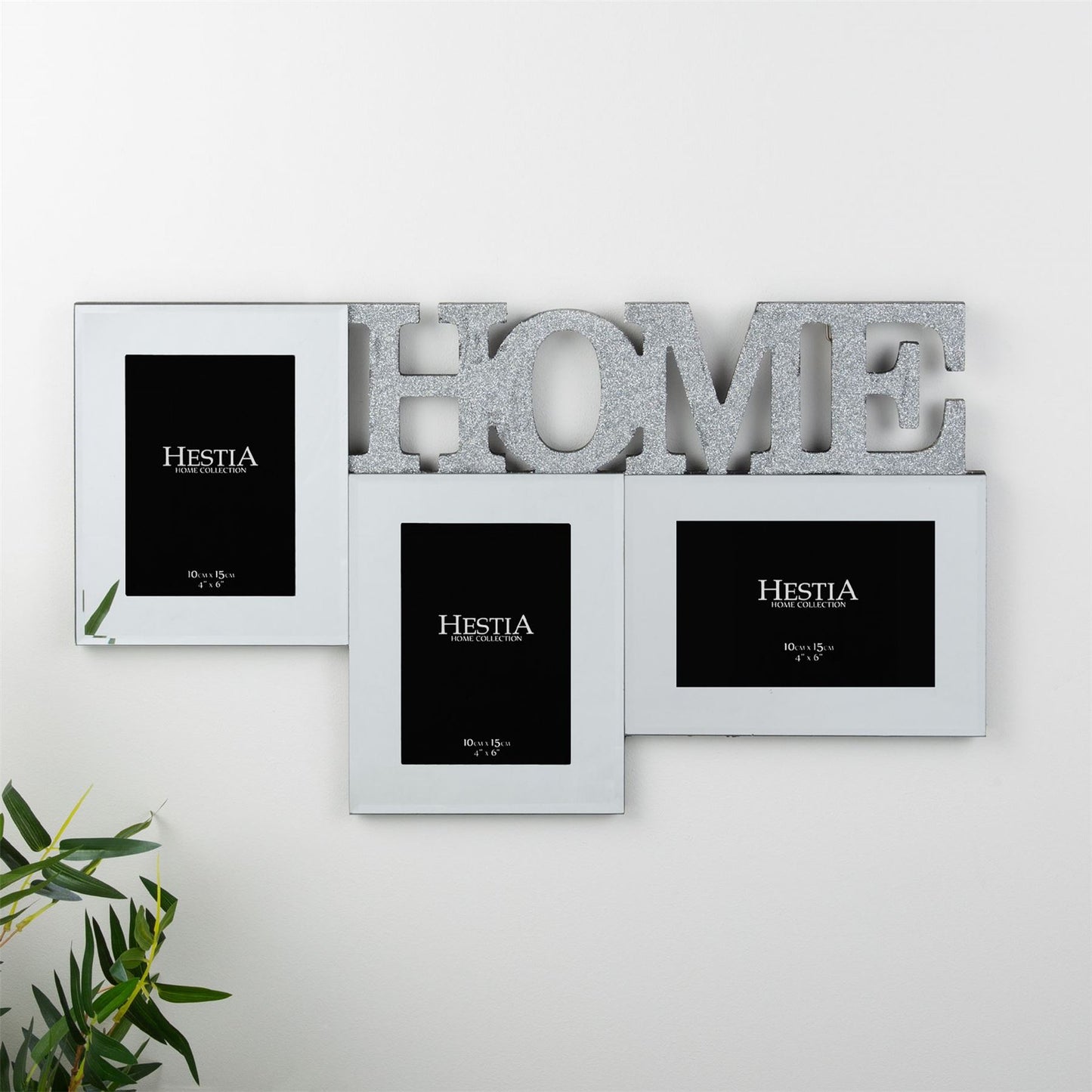 Hestia Mirror Glass Triple Wall Frame HOME