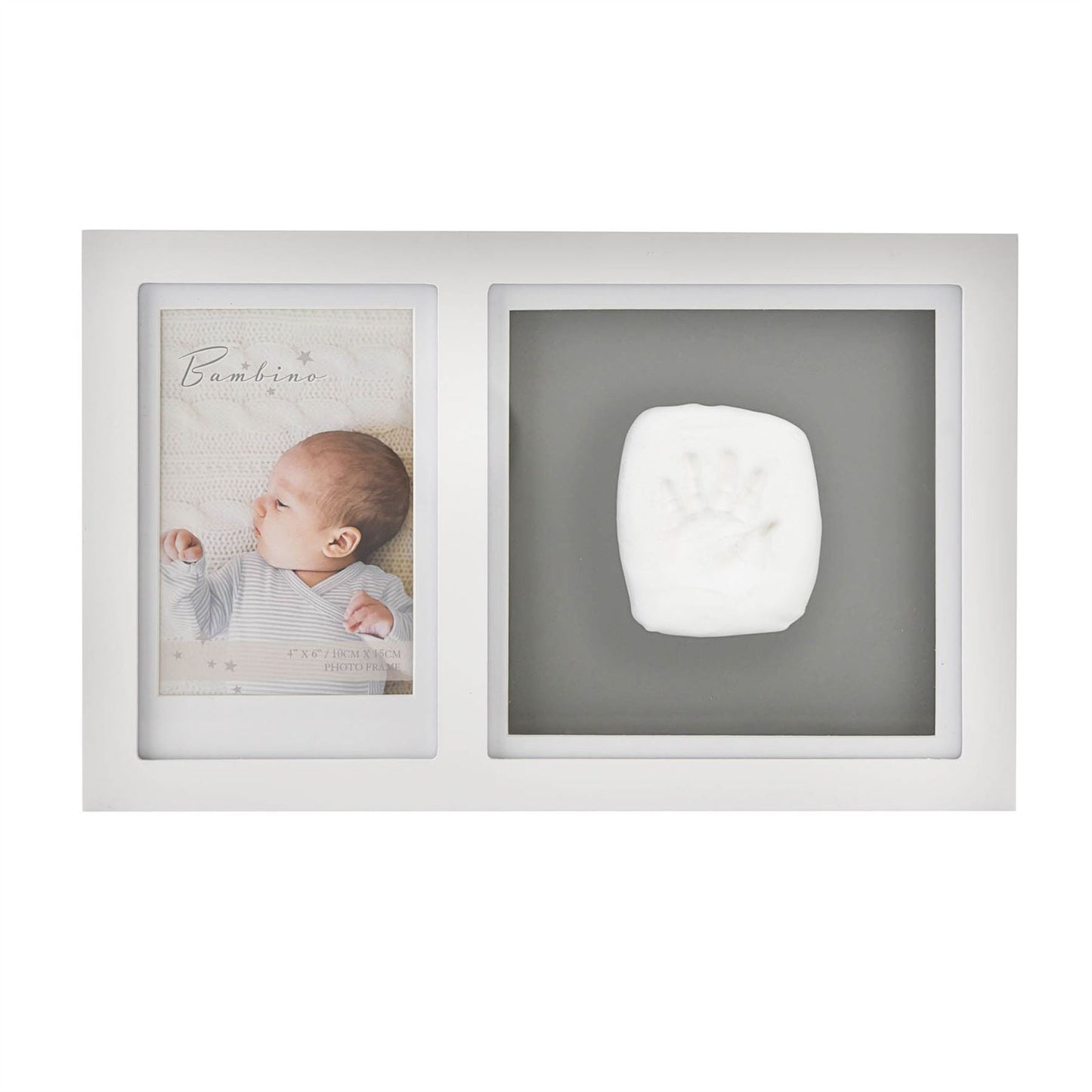 Bambino White Photo Frame & Clay Print