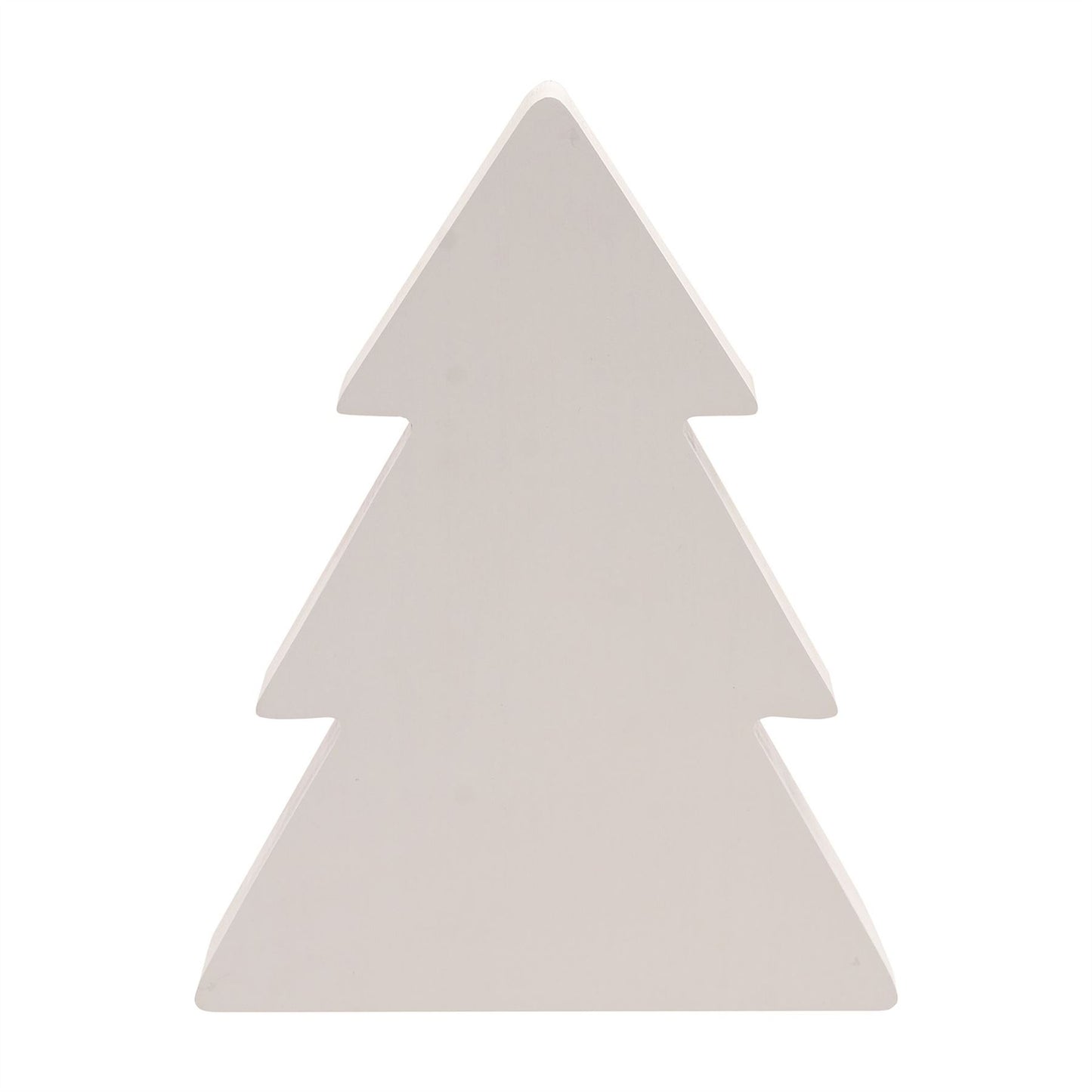 Now Or Never Studios Made to Order Christmas Tree Plaque with White Painted Front