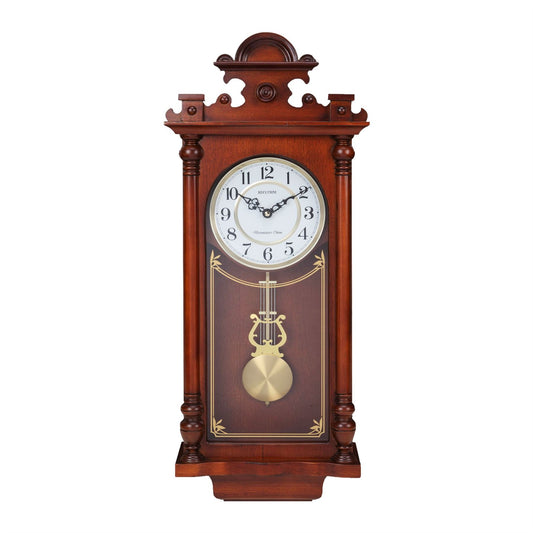 Long Cased Wooden Pendulum SIP Wall Clock Westminster Chime