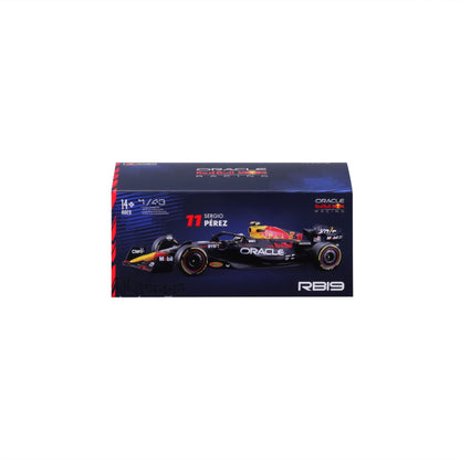 1:43 F1 Red Bull Racing Rb19 2023 With Helmet Perez - Diecast Model car Collectables