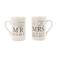 Amore Gift Set - 60 Years Of Mr Right/Mrs Always Right