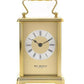 Widdop Roman Number Carriage  Metal Clock Available Multiple Colour