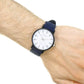 Sekonda Mens Basic White Dial Blue fabric strap Watch 1495