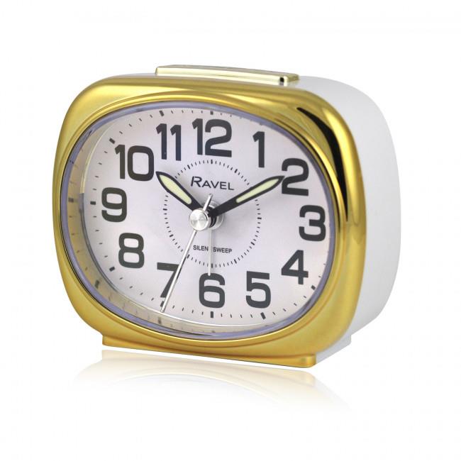 Ravel Small sized pillow shaped Bedside Quartz Alarm Clock RC040 Available Multiple Colour