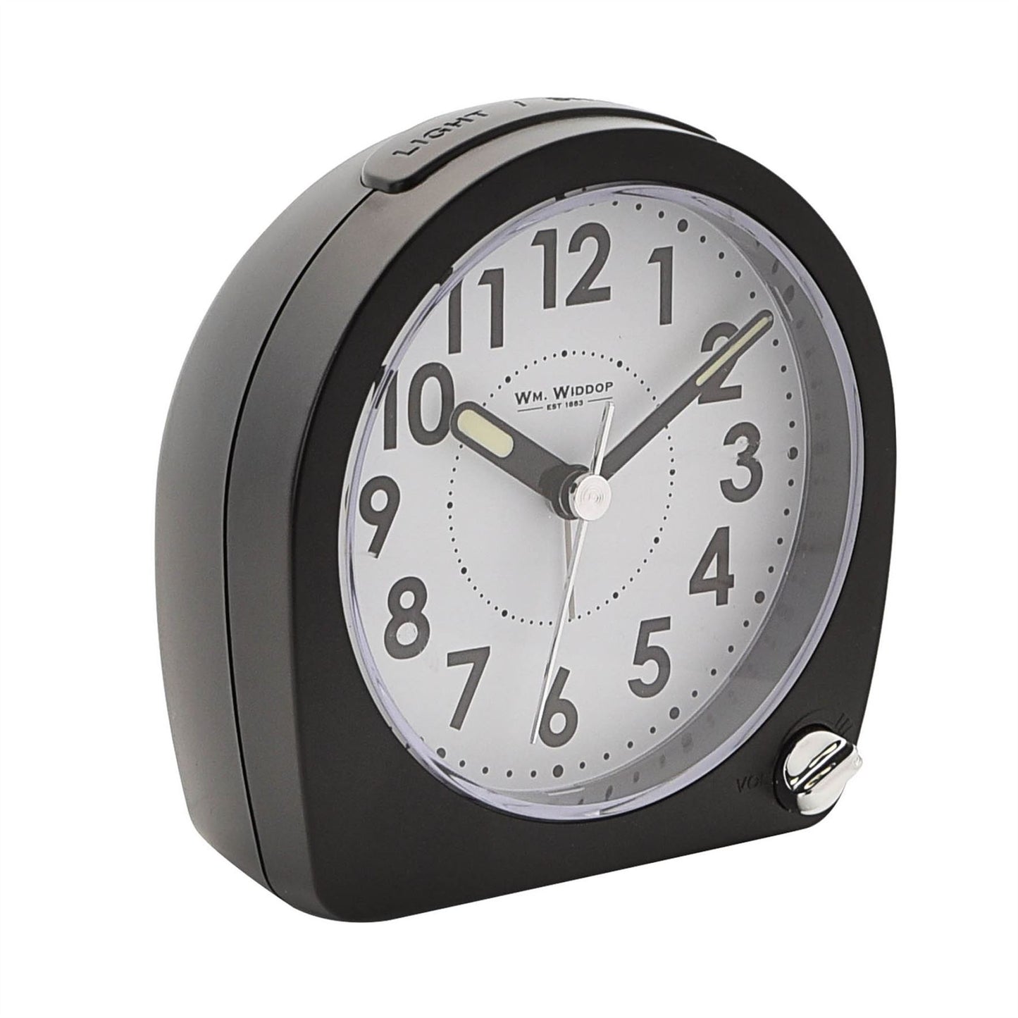 Wm. Widdop Round Alarm Clock Light, Snooze, Sweep 5375 Available Multiple Colour