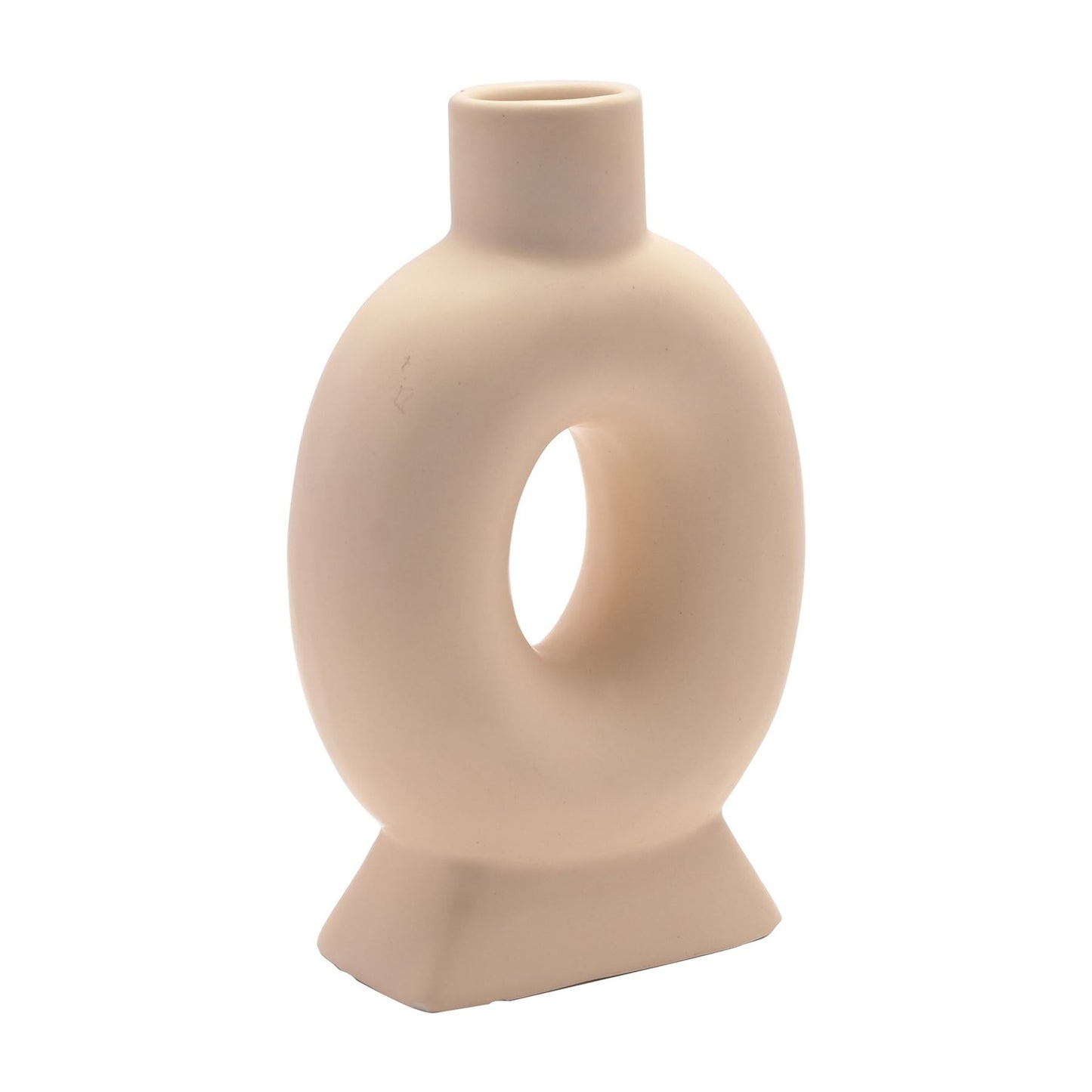 Hestia Cream Oval Style Vase