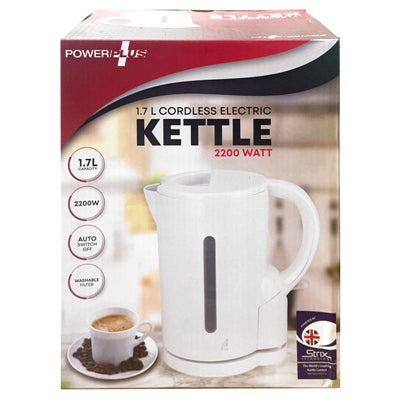 Powerplus Cordless Kettle 1.7Ltr - White