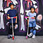 Xootz Folding Scooter With LED Wheels Pink