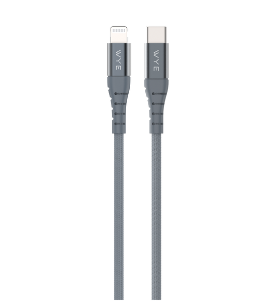 WYEFLOW USB-A to 8-Pin Fast Charging & Data Cable 1m