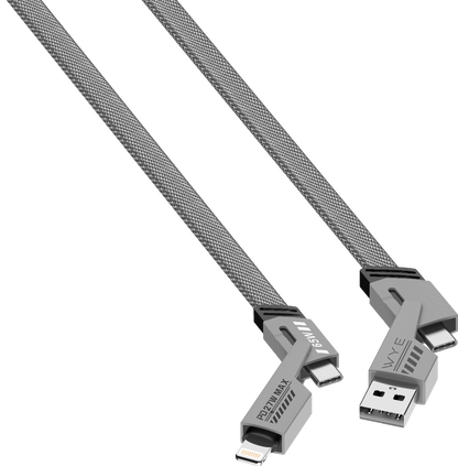 WYEFLOW 4-IN-1 AAdaptable Fast Charging & Data Cable 1.2M