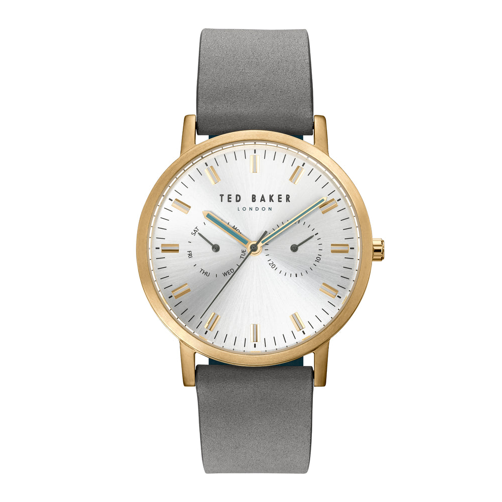 Ted Baker Mens Fashion Designer Leather Strap Watch Te50274013