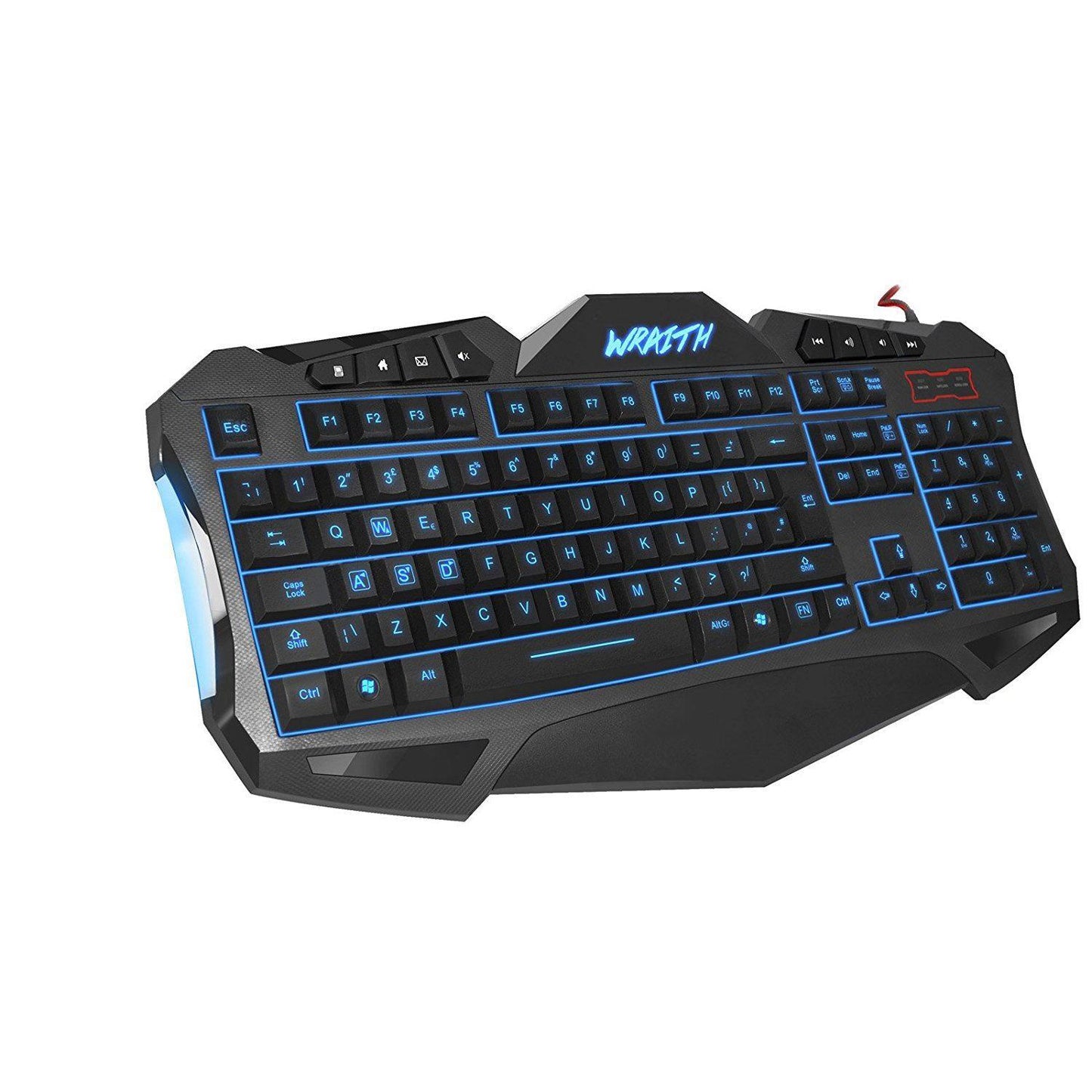 Sumvision LED Gaming Keyboard Wraith 7 Colour LED Gaming Keyboard