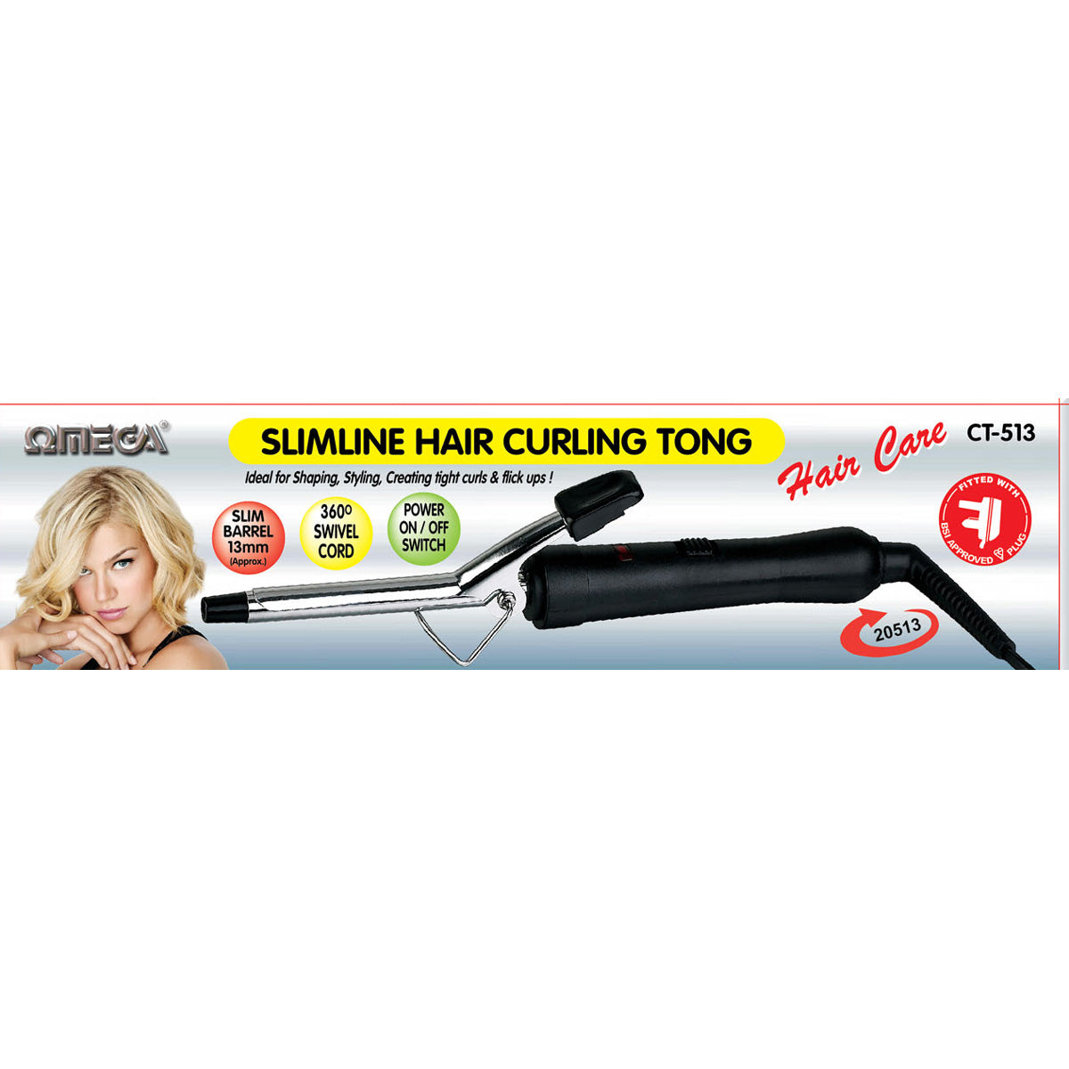 Omega Curling Tong-11mm