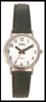 Reflex Women's White Dial Gold/Silver Case Leather Strap Watch