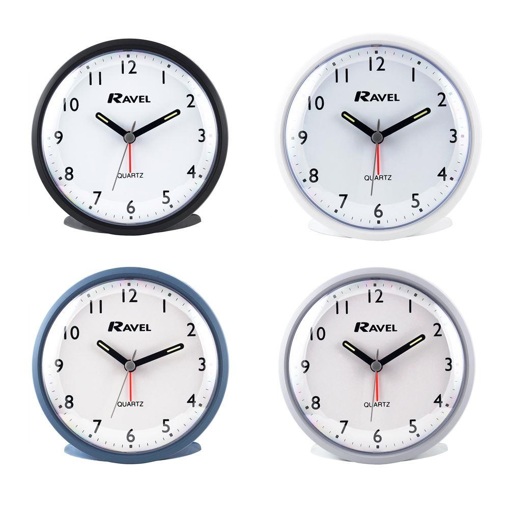 Ravel Table Round shape Analogue Alarm Clock RC015