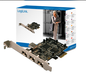 LogiLink IEEE 1394 PCI Express Card 3+1 Port