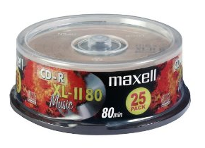 Maxell Music CD-R 25Pack