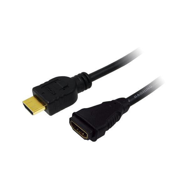 LogiLink HDMI male to Female v1.4 High Speed Cable 2m