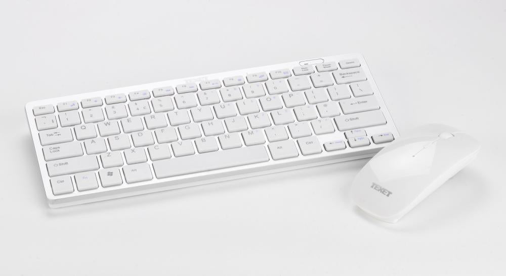 Texet Wireless Keyboard & Mouse Set Ã¢â‚¬â€œ White