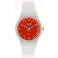 Reflex White Full Plastic Fashion Ladies Girls Trendy Wrist Watch 156
