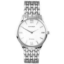 Sekonda Mens Fashion White Dial Bracelet Watch 1608