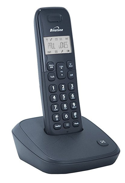 Binatone Veva 1700 Dect Cordless Phone - Black, Single