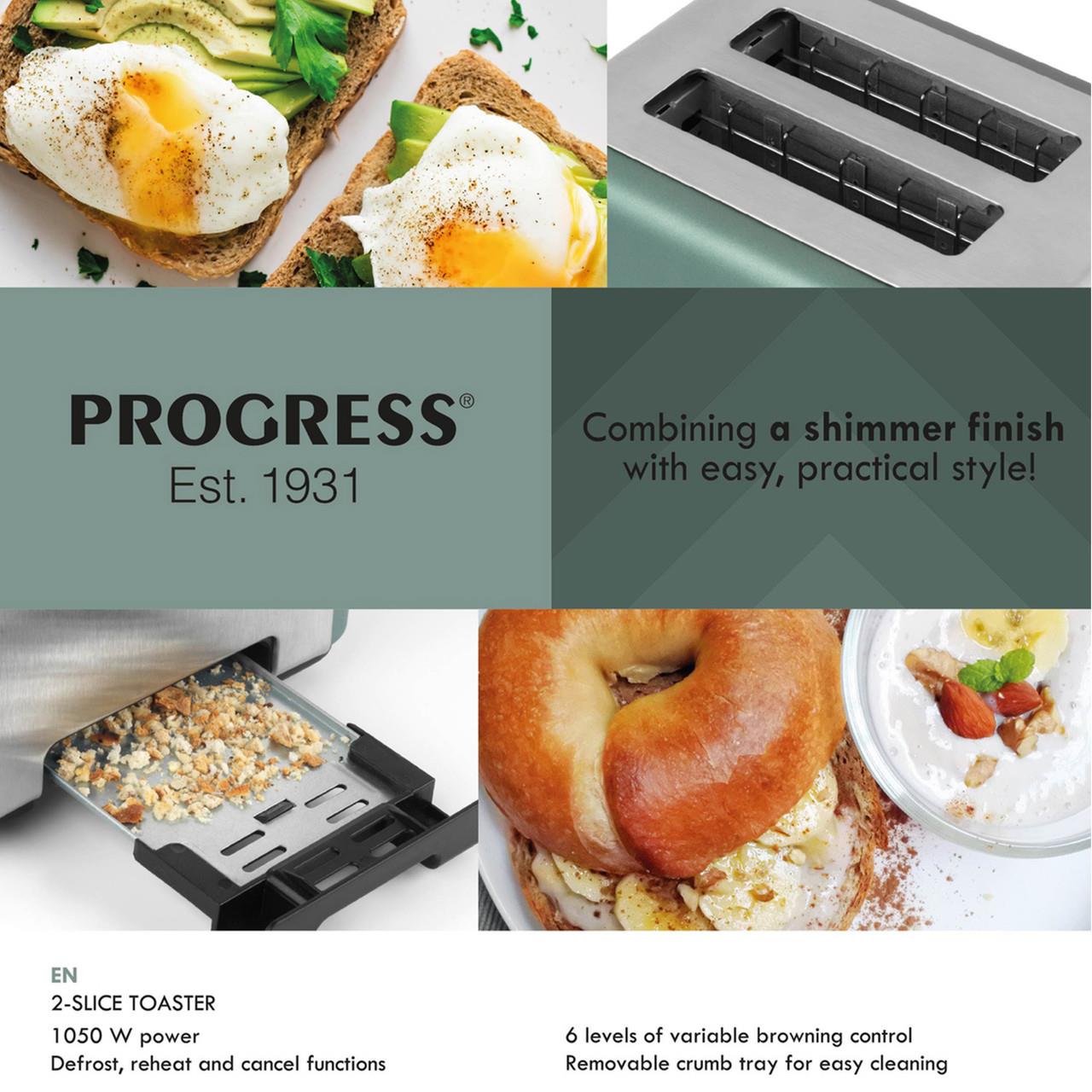 Progress Shimmer 2-Slice Toaster