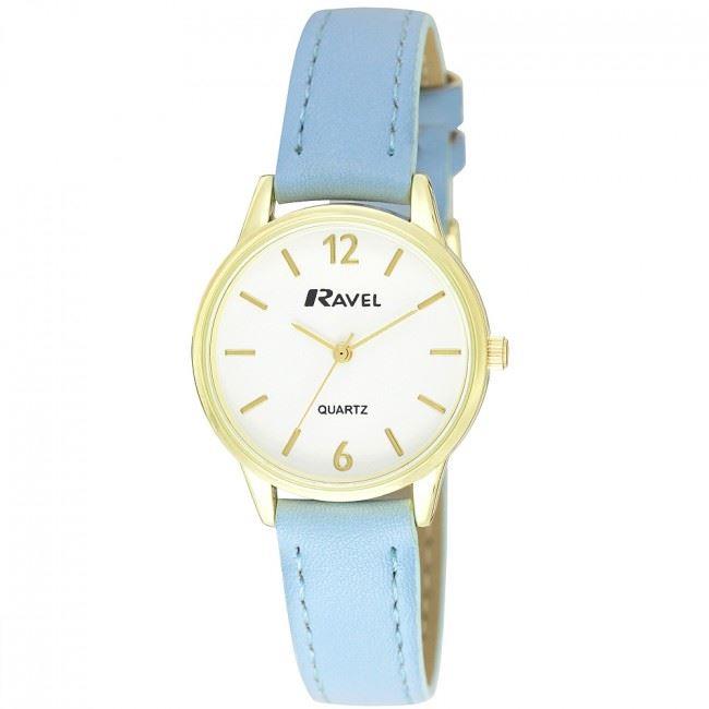 Ravel Ladies Classic Leather Strap Watch R0133